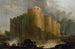 La Bastille i de første dage af nedrivningen - Hubert Robert — visning af kunstværket