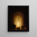 La grotte de Pausilippe - Hubert Robert — indrammet kunstværk på væggen