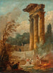 Lavandières - Hubert Robert — visning af kunstværket