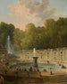 Lavandières i en park - Hubert Robert — visning af kunstværket