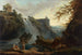 Les Cascatelles de Tivoli - Hubert Robert — visning af kunstværket