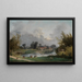 Landskabspark - Hubert Robert — indrammet kunstværk på væggen