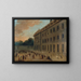 Saint-Lazare-fængslets fangeleg, ballonspillet - Hubert Robert — indrammet kunstværk på væggen