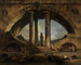 Vue fantaisiste romaine - Hubert Robert — visning af kunstværket