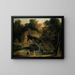 Les bains d'Apollon à Versailles - Hubert Robert — indrammet kunstværk på væggen