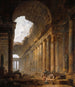 Den gamle tempel - Hubert Robert — visning af kunstværket