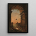 Le Retour du bétail - Hubert Robert — indrammet kunstværk på væggen