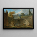 Villa Farnèse med haver i Caprarola - Hubert Robert — indrammet kunstværk på væggen