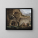 Laveuses dans les ruines du Colisée - Hubert Robert — indrammet kunstværk på væggen