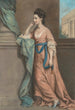 Portrait af en dame - Hugh Douglas Hamilton — visning af kunstværket