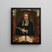 Portrait af Arcangelo Corelli 1653-1713 Komponist og violinist - Hugh Howard — indrammet kunstværk på væggen