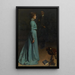 La dame en bleu, M. og Mme J. S. MacDonald - Hugh Ramsay — indrammet kunstværk på væggen