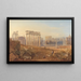 Vue du Forum à Rome - Hugh William Williams — indrammet kunstværk på væggen