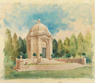 til mausoleet for Bliss-familien - Hughson Hawley — visning af kunstværket