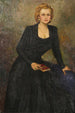 Portrait af en dame - Hugo Boettinger — visning af kunstværket
