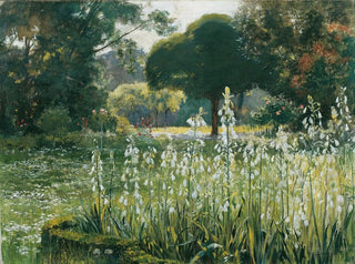 Sommerhyacinter, galtoniske gladioler - Hugo Charlemont — visning af kunstværket