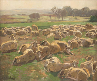 Moutons - Hugo Mühlig — visning af kunstværket