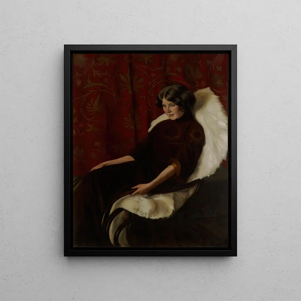 Hugo Simberg - In The Rocking Chair Anni Bremer.webp