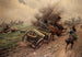 Artillerie de campagne sous attaque - Hugo Ungewitter — visning af kunstværket