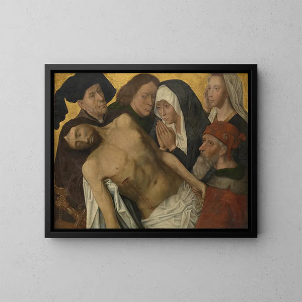La Lamentation du Christ - Hugo van der Goes — indrammet kunstværk på væggen