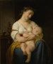 Mor og barn - Hugues Merle — visning af kunstværket