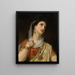 La reine Esther - Hugues Merle — indrammet kunstværk på væggen