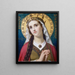 Sainte Élisabeth de Hongrie - Hugues Merle — indrammet kunstværk på væggen