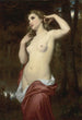 La baigneuse - Hugues Merle — visning af kunstværket