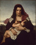 La lettre écarlate - Hugues Merle — visning af kunstværket