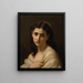 Pensées lointaines - Hugues Merle — indrammet kunstværk på væggen
