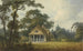Sommerhus med fuld længde med vinduer med gitter - Humphry Repton — visning af kunstværket