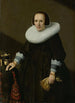 portræt af Geertruyd Reael, hustru til Philips Denijs - Huygh Pietersz Voskuyl — visning af kunstværket