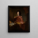 Selvportræt - Hyacinthe Rigaud — indrammet kunstværk på væggen