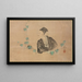 Portrait de Basho - Ichijun — indrammet kunstværk på væggen