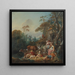 Idylle rurale - François Boucher — indrammet kunstværk på væggen