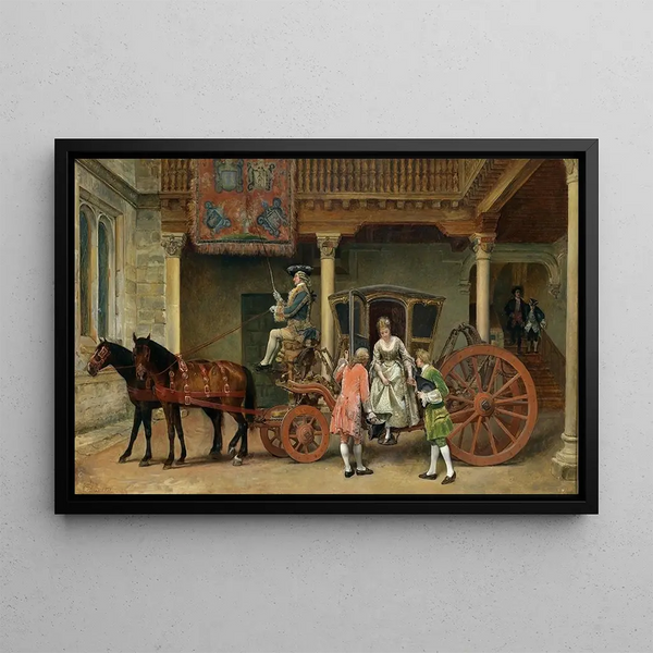 Ignacio De Len Y Escosura - Der Besuch.webp
