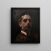 Portrait - Ignacio Pinazo Camarlench — indrammet kunstværk på væggen