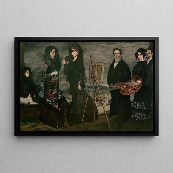 Ignacio Zuloaga - My Uncle Daniel and his Family.webp