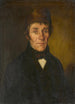 Portrait af mand - Ignaz Weisser — indrammet kunstværk på væggen