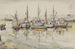 Bateaux i havnen - Igor Pčel — visning af kunstværket