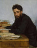 Vsevolod Mikhaïlovitch Garchine 1855-1888 - Ilya Repin — visning af kunstværket