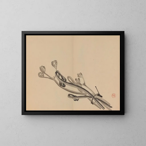 Keinen shugajō Pl. 26 - Imao Keinen — indrammet kunstværk på væggen