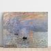 Reproduktion af maleriet Impression Soleil Levant - Claude Monet