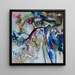 Improvisation 21a - Wassily Kandinsky — indrammet kunstværk på væggen