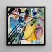 Improvisation 26 aviron - Wassily Kandinsky — indrammet kunstværk på væggen