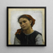 Innocente - Jules Breton — indrammet kunstværk på væggen
