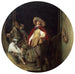 Indendørs maleri med soldater - Willem Cornelisz Duyster — vist i et interiør