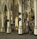 indendørsbilledet af Nieuwe Kerk i Delft - Hendrick Cornelisz van Vliet — visning af kunstværket