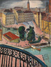 Karl Johans Torg Stockholm - Isaac Grünewald — visning af kunstværket