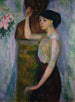 Portrait af Madame Ise Morsing - Isaac Grünewald — visning af kunstværket